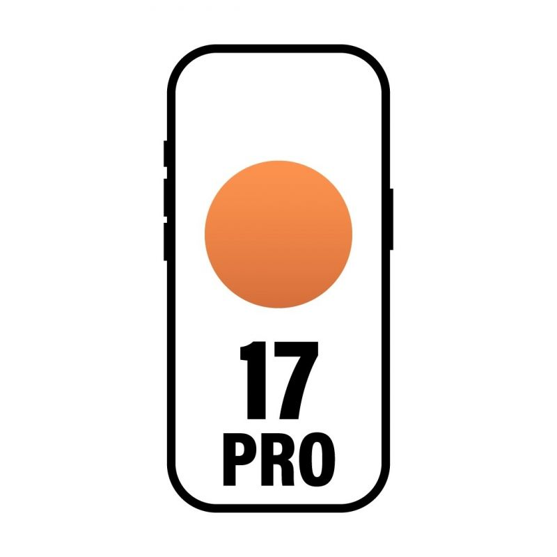 Smartphone apple iphone 17 pro 1tb/ 6.3'/ 5g/ naranja cosmico
