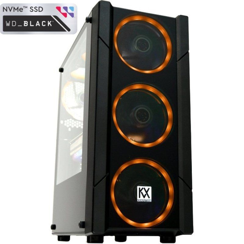 Pc gaming kvx phobos 2 ultra gamer edition intel core ultra 7-265kf/ 32gb/ 1tb ssd/ intel arc b580/ sin sistema operativo