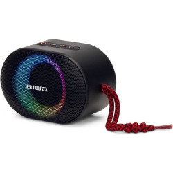 Altavoz con bluetooth aiwa bst-330rd/ 10w/ 1.0/ rojo y negro