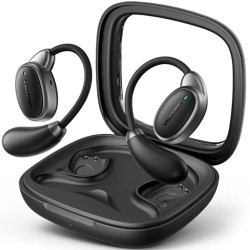Auriculares deportivos bluetooth vention open ear openbeat o15 nbtb0 con estuche de carga/ negros