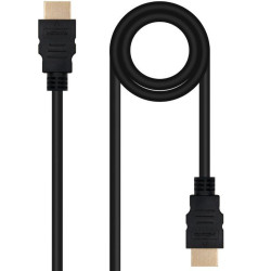Cable hdmi 2.0 4k nanocable 10.15.3810/ hdmi macho - hdmi macho/ 10m/ negro