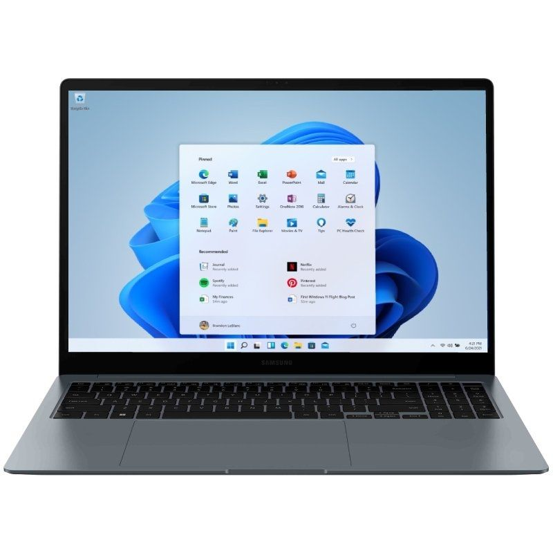 Portátil samsung galaxy book4 pro intel core ultra 7-155h/ 16gb/ 512gb ssd/ 16' táctil/ win11 pro