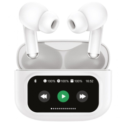 Auriculares bluetooth muvit for change true wireless estéreo con estuche de carga/ autonomía 6h/ blancos