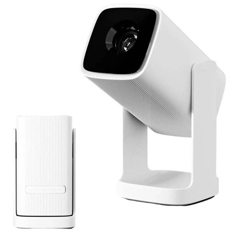 Proyector portátil wanbo cube 1/ 350 lúmenes/ hd/ wifi/ blanco
