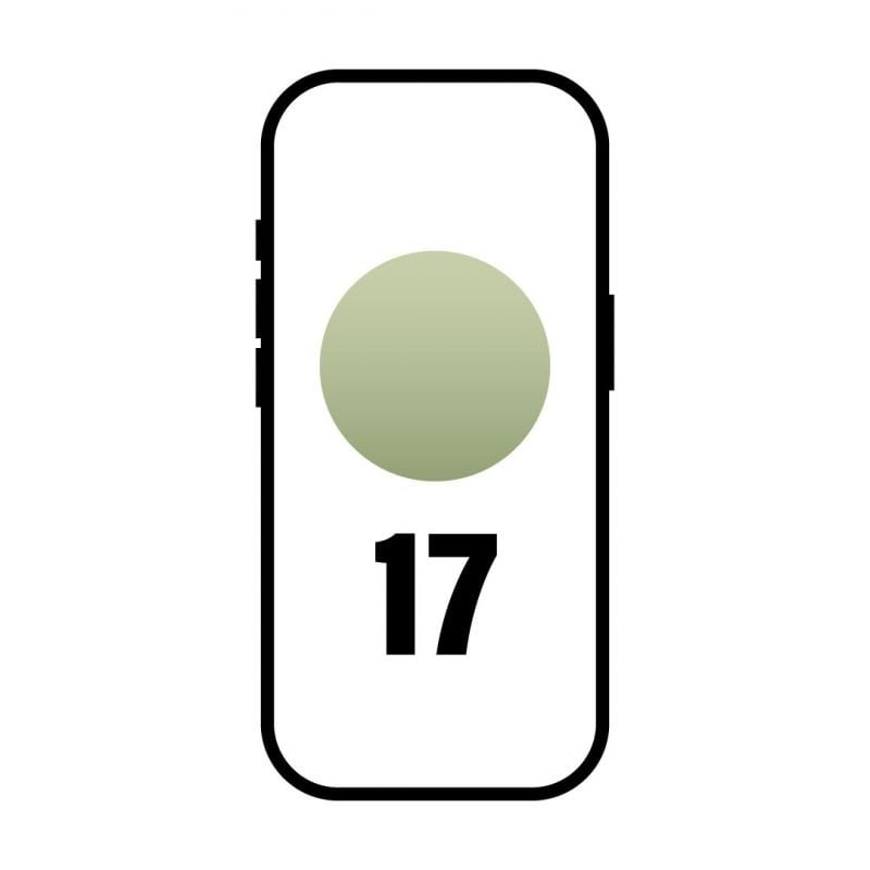 Smartphone apple iphone 17 256gb/ 6.3'/ 5g/ verde salvia