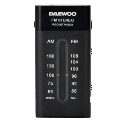 Radio portátil daewoo dw1109/ negra