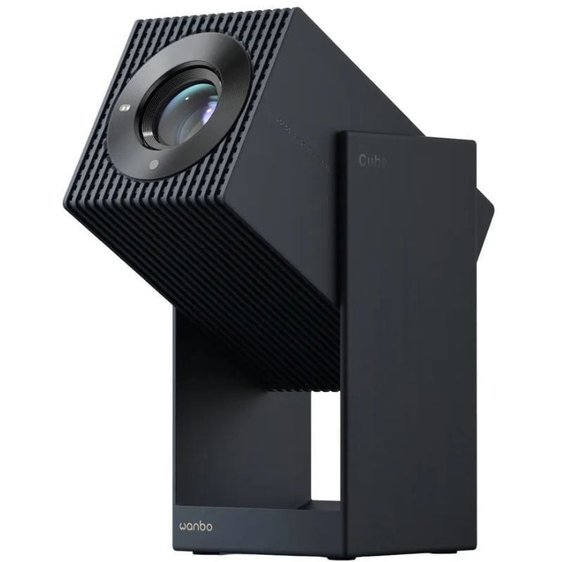 Proyector portátil wanbo cube 2 pro/ 500 lúmenes/ full hd/ hdmi/ wifi/ azul oscuro