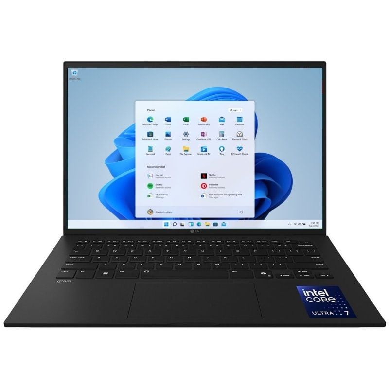 Portátil lg gram 14z90t-g.ad88b intel core ultra 7-255h/ 32gb/ 1tb ssd/ 14'/ win11