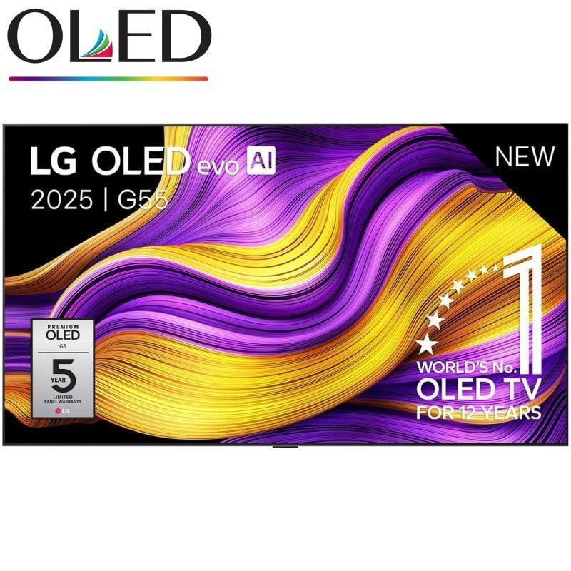 Televisor lg oled evo ai g5 oled55g55lw 55'/ ultra hd 4k/ smart tv/ wifi