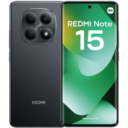 Smartphone xiaomi redmi note 15 6gb/ 128gb/ 6.77'/ negro