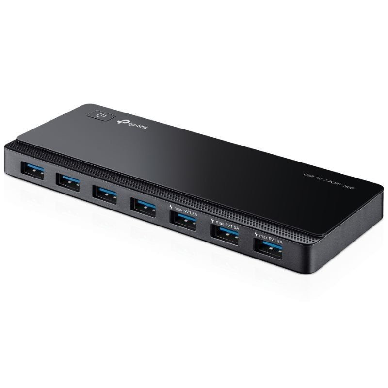 Hub usb 3.0 tp-link ue330/ 7xusb/ 1xmicrousb dc/ negro