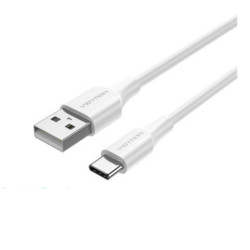 Cable usb 2.0 tipo-c vention cthwf/ usb tipo-c macho - usb macho/ hasta 60w/ 480mbps/ 1m/ blanco