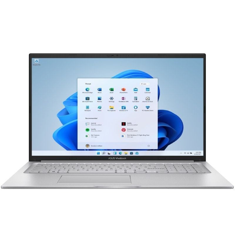 Portátil asus vivobook 17 x1704va-au918w intel core 7-150u/ 16gb/ 1tb ssd/ 17.3'/ win11