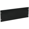 Panel frontal ciego phasak pho 5004/ altura 4u/ negro