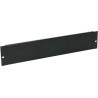 Panel frontal ciego phasak pho 5002/ altura 2u/ negro