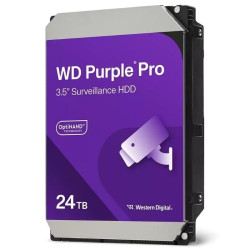 Disco duro western digital wd purple pro surveillance 24tb/ 3.5'/ sata iii/ 512mb