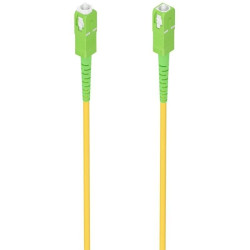 Cable de fibra óptica g657a2 3.0 9/125 smf aisens a152-0986/ lszh/ 20m/ amarillo