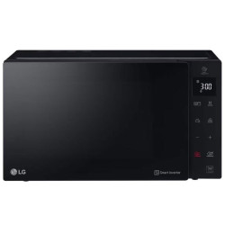 Microondas lg neochef mh6535gis/ 1000w/ capacidad 25l/ función grill/ negro	