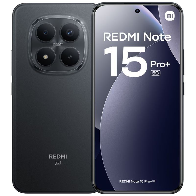 Smartphone xiaomi redmi note 15 pro plus 12gb/ 512gb/ 6.83'/ 5g/ negro