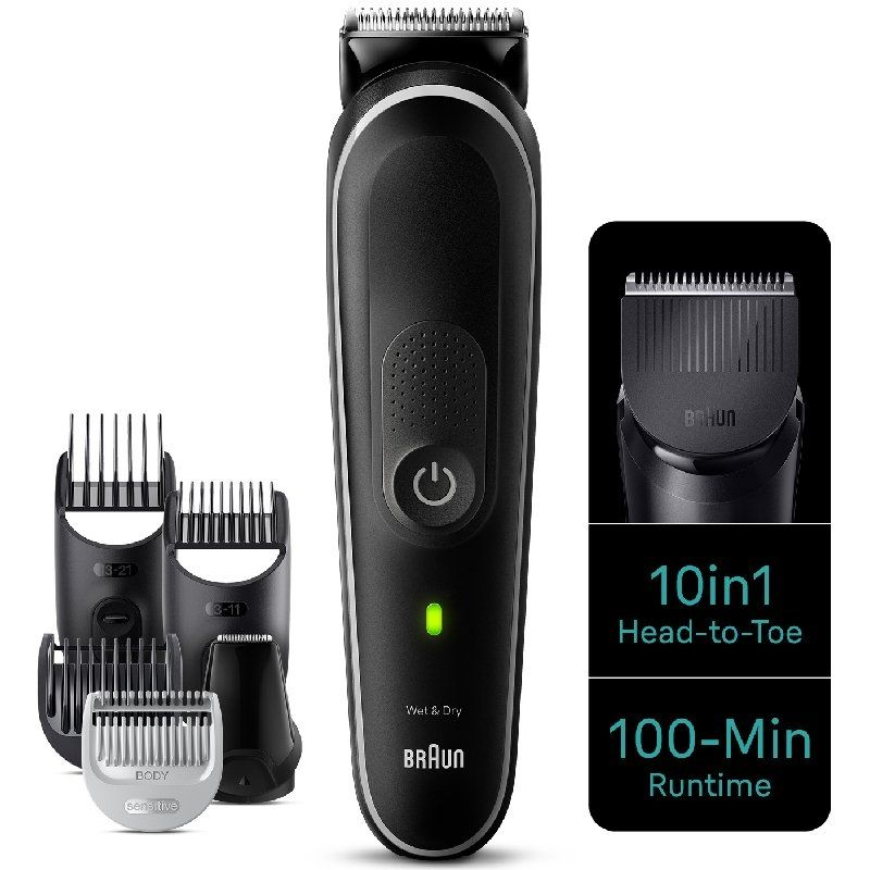 Recortadora braun all in one series 5 mgk5440/ con batería/ 10 accesorios