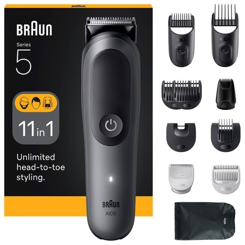 Cortapelos braun all in one series 5 aio5560/ con batería/ 11 accesorios