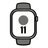 Apple watch series 11/ gps/ cellular/ 46mm/ titanio natural/ correa deportiva gris piedra s/m