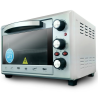 Horno de sobremesa grunkel hr-28silver/ 1600w/ capacidad 28l/ plata