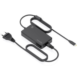 Cargador de portátil gan aisens asch-1pd90d069-bk/ 1xusb tipo-c/ 90w/ automático/ voltaje 5-20v