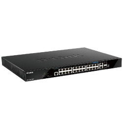Switch gestionable d-link dgs-1520-28mp 28 puertos/ rj-45 10/100/1000/ sfp/ poe