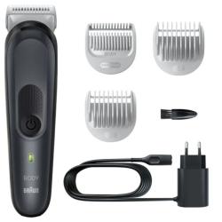 Cortapelos braun bodygroomer series 3 bg3340/ con batería/ 3 accesorios