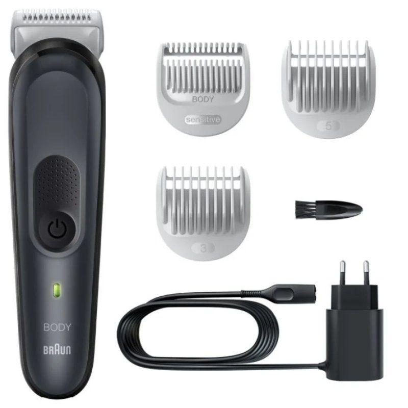 Cortapelos braun bodygroomer series 3 bg3340/ con batería/ 3 accesorios
