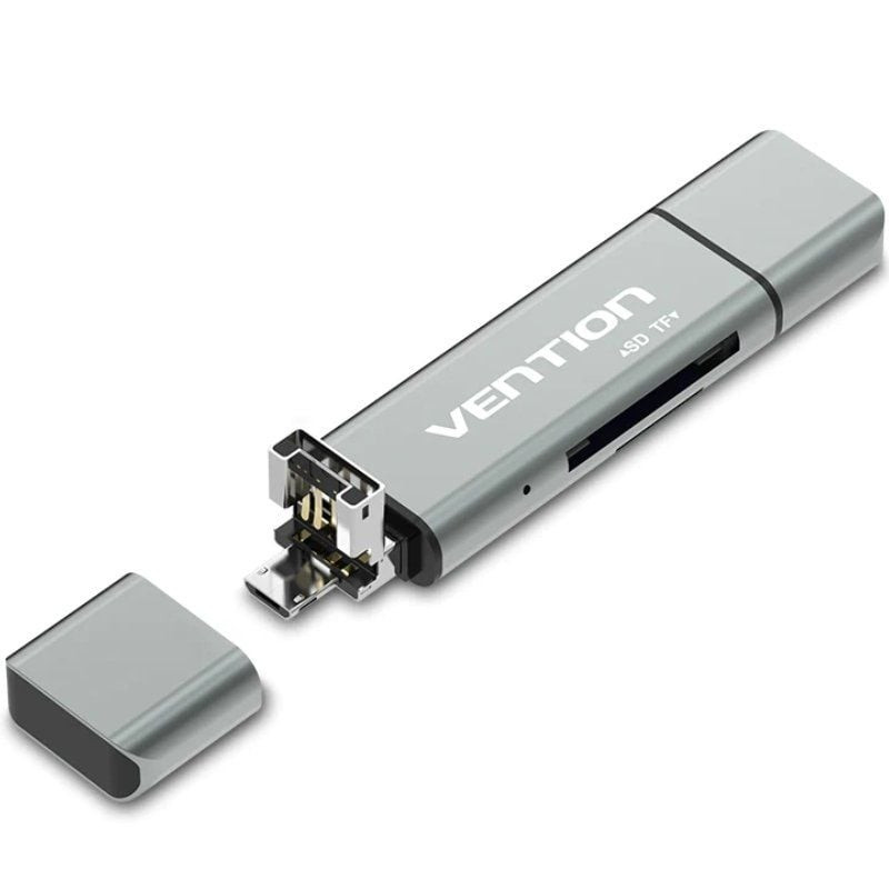 Lector de tarjetas externo vention ccjh0/ usb 2.0 Lector de tarjetas externo vention ccjh0/ usb 2.0
