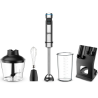 Batidora de mano grunkel bm-1500set/ 1500w/ capacidad 0.8l/ incluye vaso, picadora, varilla y soporte