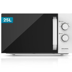 Microondas grunkel mw-25easy/ 850w/ capacidad 25l/ blanco