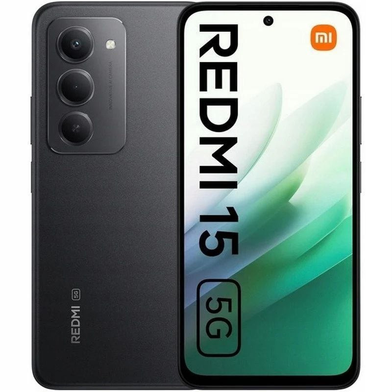 Smartphone xiaomi redmi 15 4gb/ 128gb/ 6.9'/ 5g/ negro