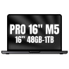 Apple macbook pro 16'/ m5 pro 18-core cpu/ 48gb/ 1tb ssd/ 20-core gpu/ negro espacial