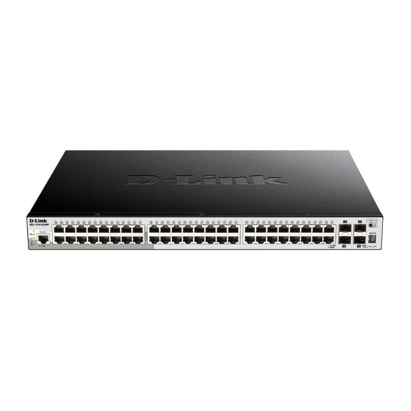 Switch d-link smart dgs-1510-52xmp 52 puertos/ rj-45 10/100/1000 poe/ sfp