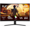 Monitor gaming curvo aoc c32g42ze 31.5'/ full hd/ 0.5ms/ 240hz/ va/ negro