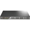 Switch gestionable d-link dss-200g-28mpp 24 puertos/ rj-45 10/100/1000/ poe++/ sfp