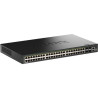 Switch gestionable d-link dgs-1530-52p/e 48 puertos/ rj-45 10/100/1000/ sfp/ poe