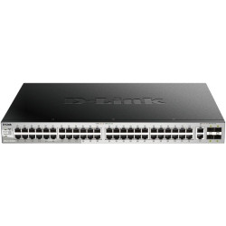 Switch gestionable d-link dgs-3130-54ts/e 50 puertos/ rj-45 10gbps/ sfp/ poe