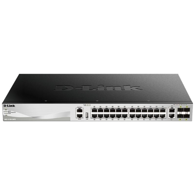 Switch gestionable d-link dgs-3130-30s/e 28 puertos/ rj-45 10/100/1000/ sfp