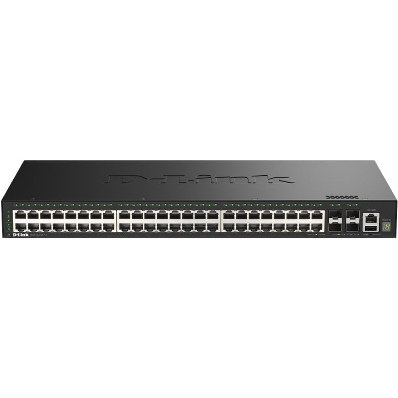 Switch gestionable d-link dgs-1530-52/e 48 puertos/ rj-45 10gbps/ sfp/ poe