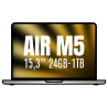 Apple macbook air 15,3'/ m5 10-core cpu/ 24gb/ 1tb ssd/ 10-core gpu/ blanco estrella