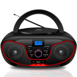 Radio cd daewoo dw3013/ 4w/ rojo