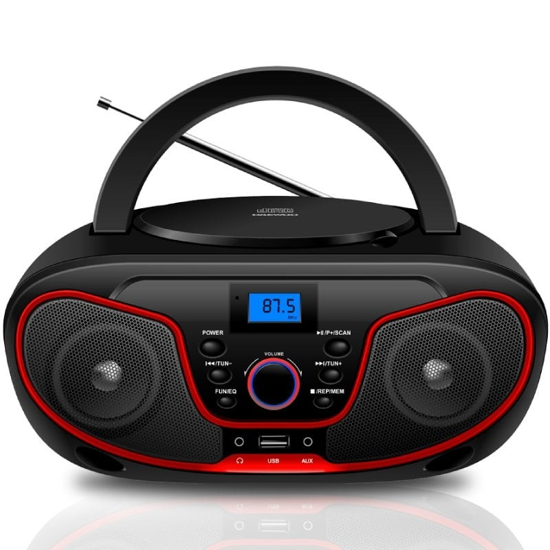 Radio cd daewoo dw3013/ 4w/ rojo