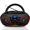 Radio cd daewoo dw3013/ 4w/ rojo