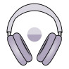 Auriculares bluetooth apple airpods max 2 usb-c/ purpura