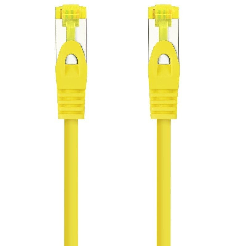 Cable de red rj45 sftp nanocable 10.20.1900-l25-y cat.6a/ lszh/ 25cm/ amarillo