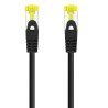 Cable de red rj45 sftp nanocable 10.20.1900-l25-bk cat.6a/ lszh/ 25cm/ negro